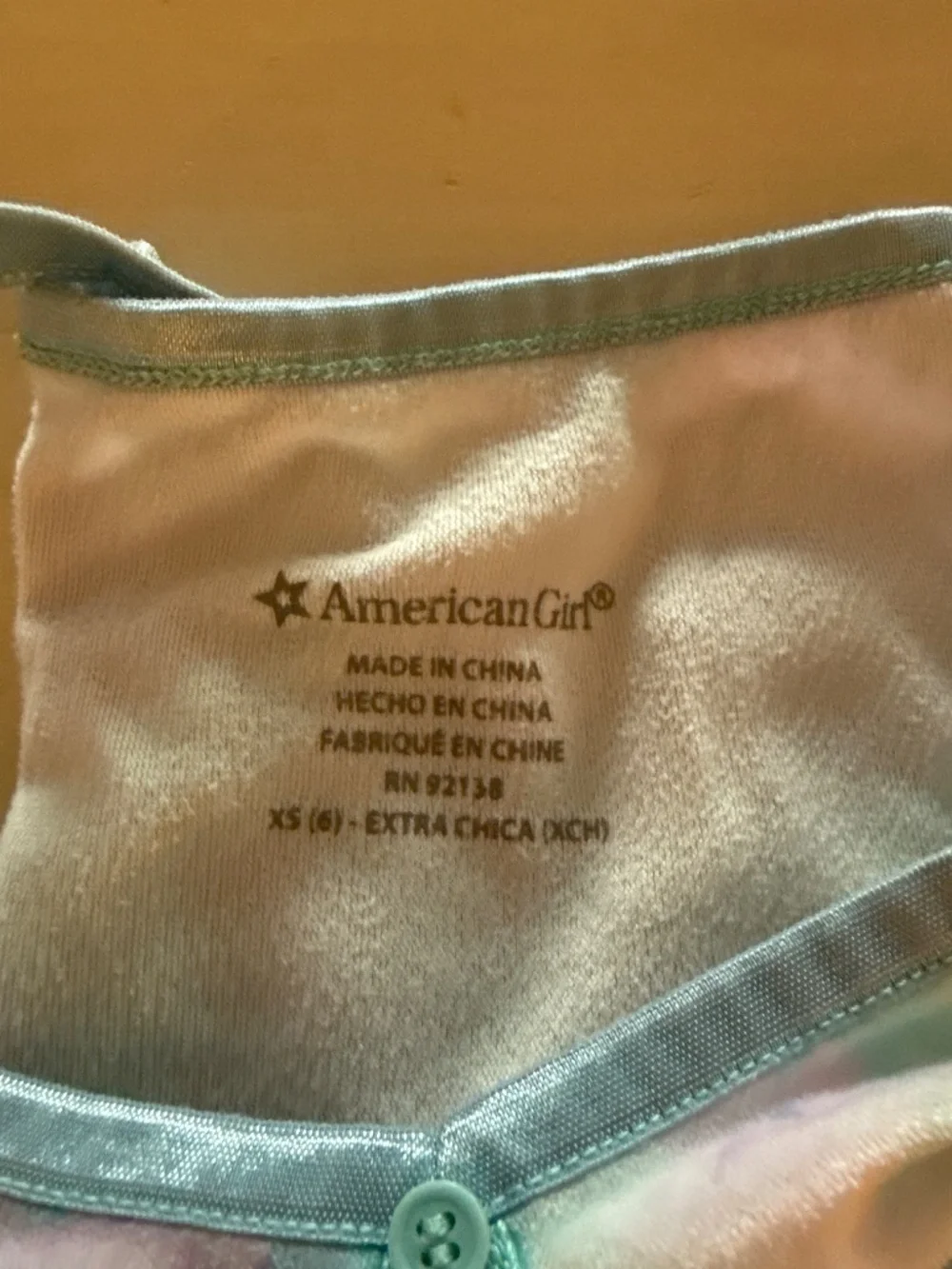 American Girl Pastel PJ Set - girls XS